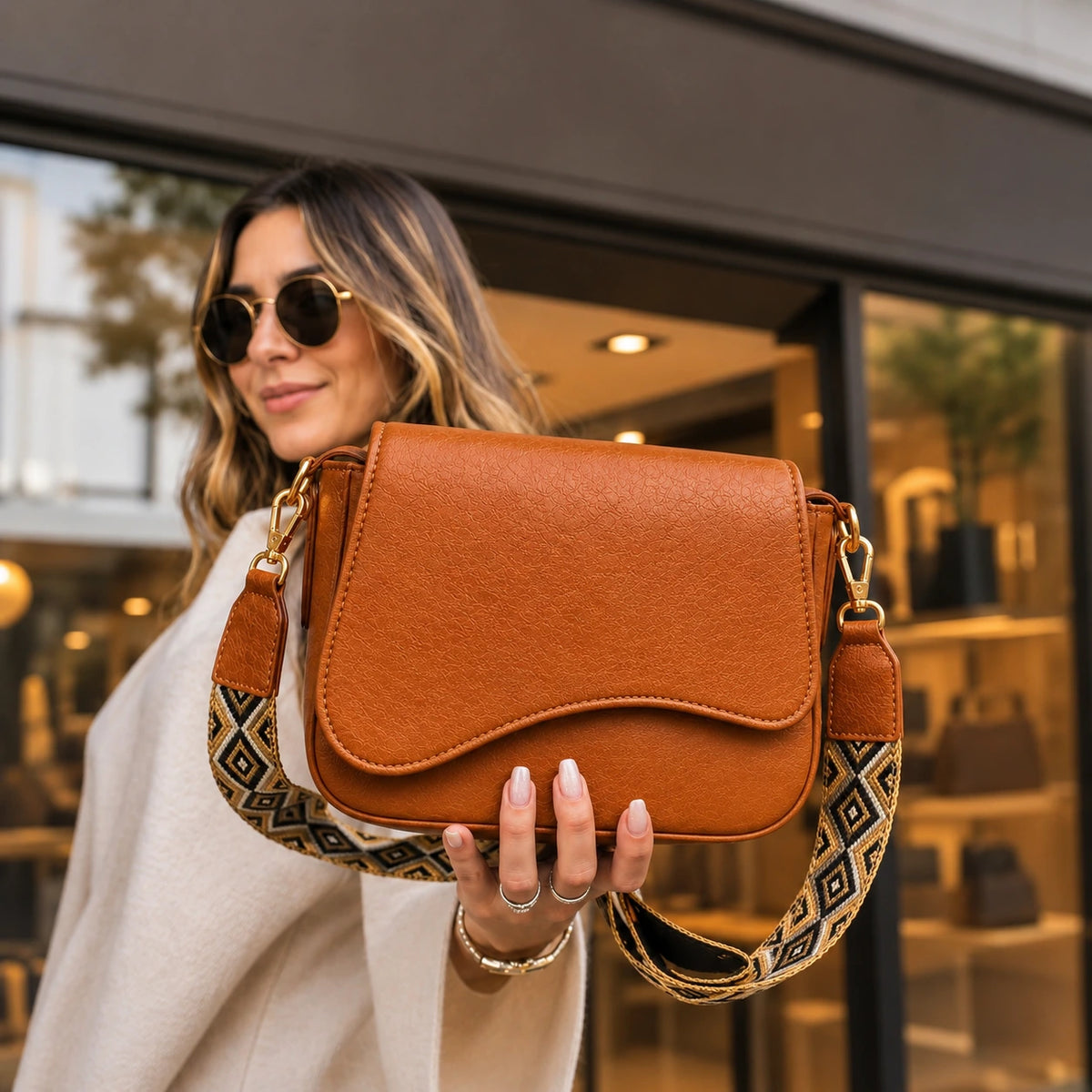 Bolso Carriel Duna de Cuero Premium - Precio Exclusivo De Lanziamiento🎁