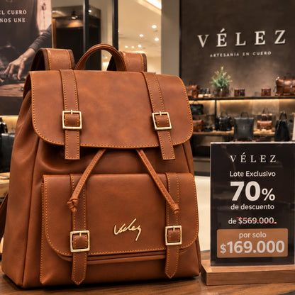 Morral Vélez de Cuero Premium para Hombre – Lote Exclusivo con 70% de Descuento